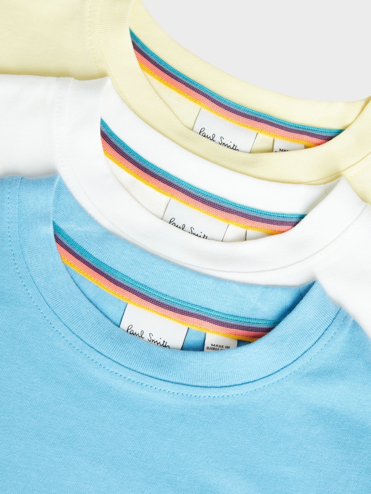 Paul Smith Junior Boys Signature T-Shirts 3 Pack - Image 8 of 8