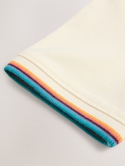 Bela - Paul Smith Junior dečki kratek rokav; Polo majice s kratkimi rokavi Artist Quarter Zip - Slika 9 iz 10