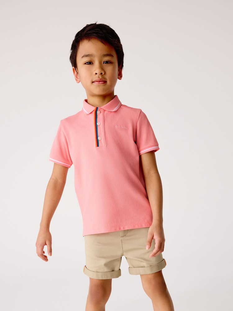 Paul Smith Junior Boys Short Sleeve Signature Polo Shirt - Image 1 of 9