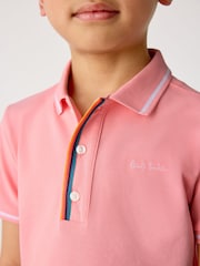 Paul Smith Junior Boys Short Sleeve Signature Polo Shirt - Image 3 of 9