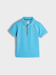 Paul Smith Junior Boys Short Sleeve Zebra Print Polo Shirt - Image 5 of 9