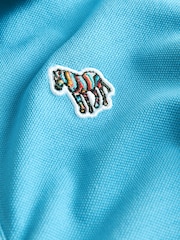 Paul Smith Junior Boys Short Sleeve Zebra Print Polo Shirt - Image 8 of 9