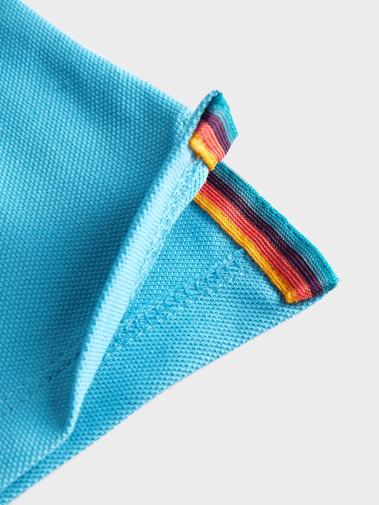 Paul Smith Junior Boys Short Sleeve Zebra Print Polo Shirt - Image 9 of 9