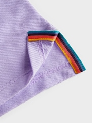 Paul Smith Junior Boys Short Sleeve Zebra Print Polo Shirt - Image 9 of 9