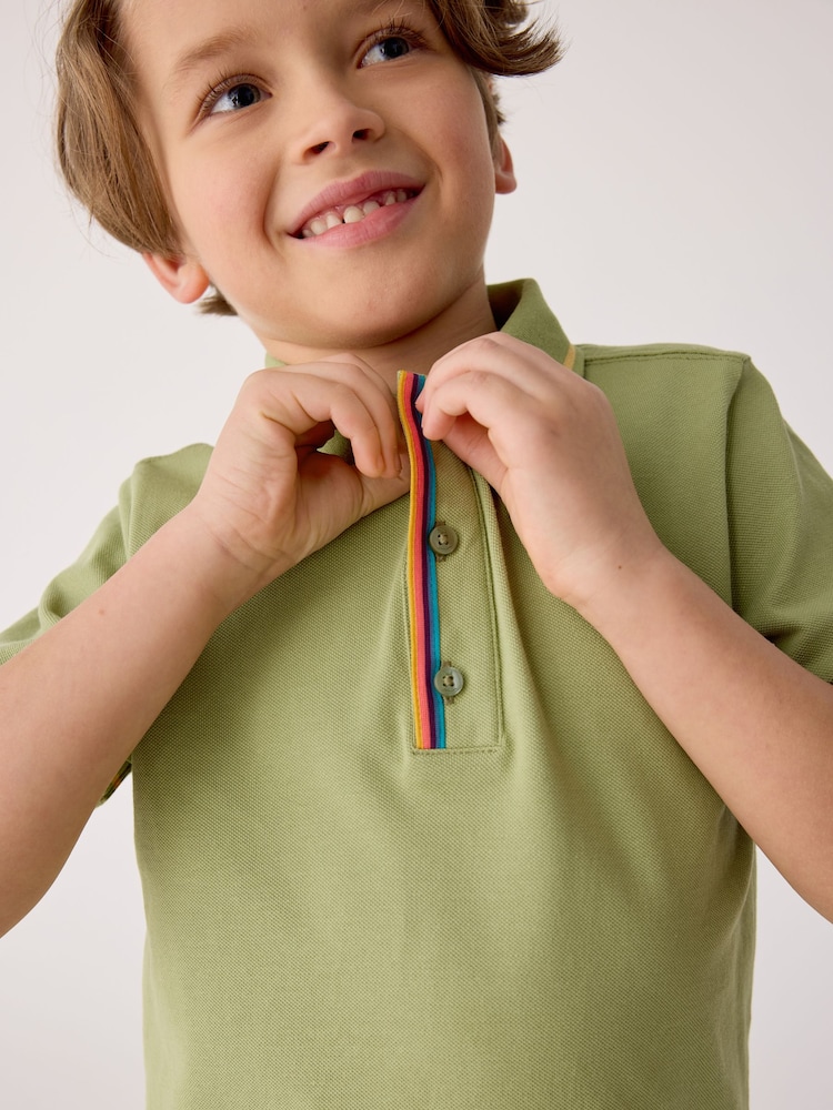 Paul Smith Junior Boys Short Sleeve Signature Polo Shirt - Image 3 of 9