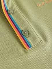Paul Smith Junior Boys Short Sleeve Signature Polo Shirt - Image 8 of 9