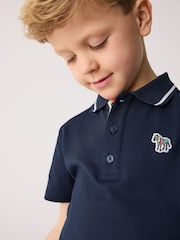 Marineblau - Paul Smith Junior Boys Polo Shirt and Shorts Set - Bild 3 von 5