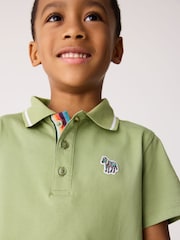 Grün - Paul Smith Junior Boys Polo Shirt and Shorts Set - Bild 3 von 4