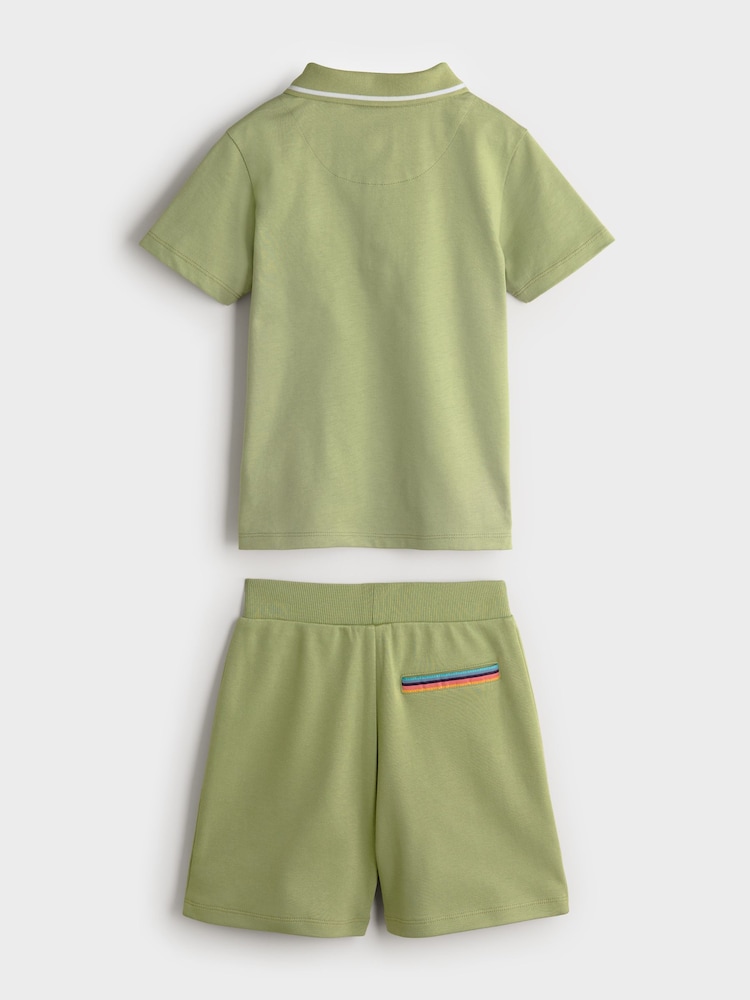 Paul Smith Junior Boys Polo Shirt and Shorts Set - Image 6 of 8
