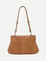 Rjava - Off The Hook Amos Suede Fold Over Shoulder Bag - Slika 5 iz 6