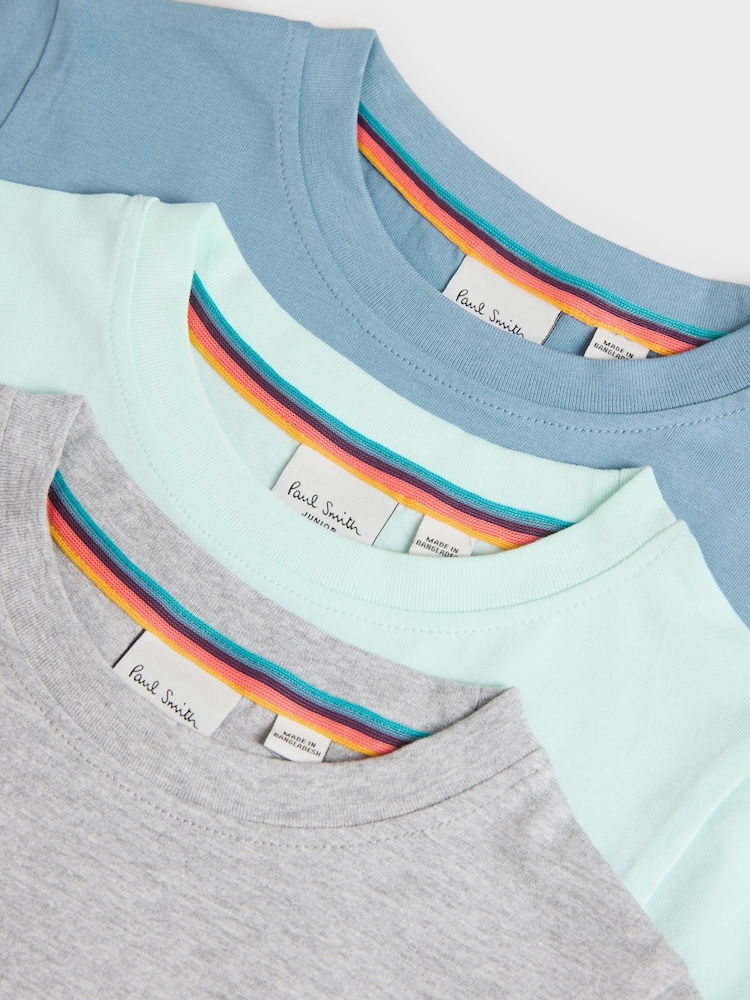 Paul Smith Junior Boys Signature T-Shirts 3 Pack - Image 7 of 8