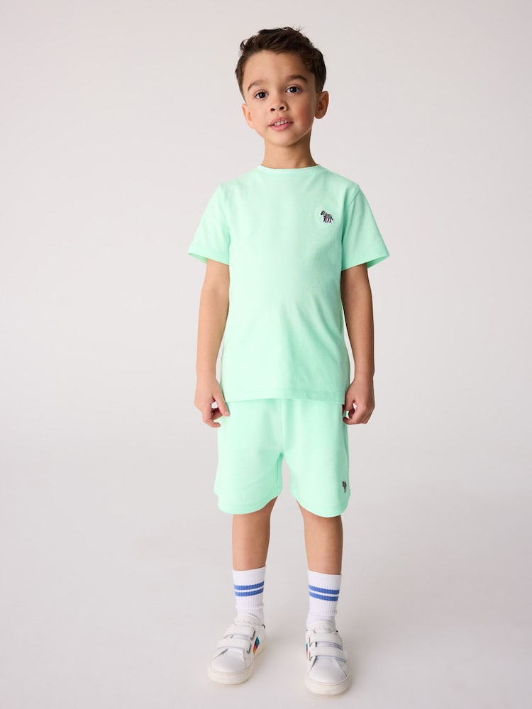 Mintgrün - Paul Smith Junior Jungen Set mit Top und Shorts - Bild 1 von 10