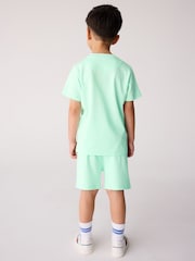 Mintgrün - Paul Smith Junior Jungen Set mit Top und Shorts - Bild 2 von 10