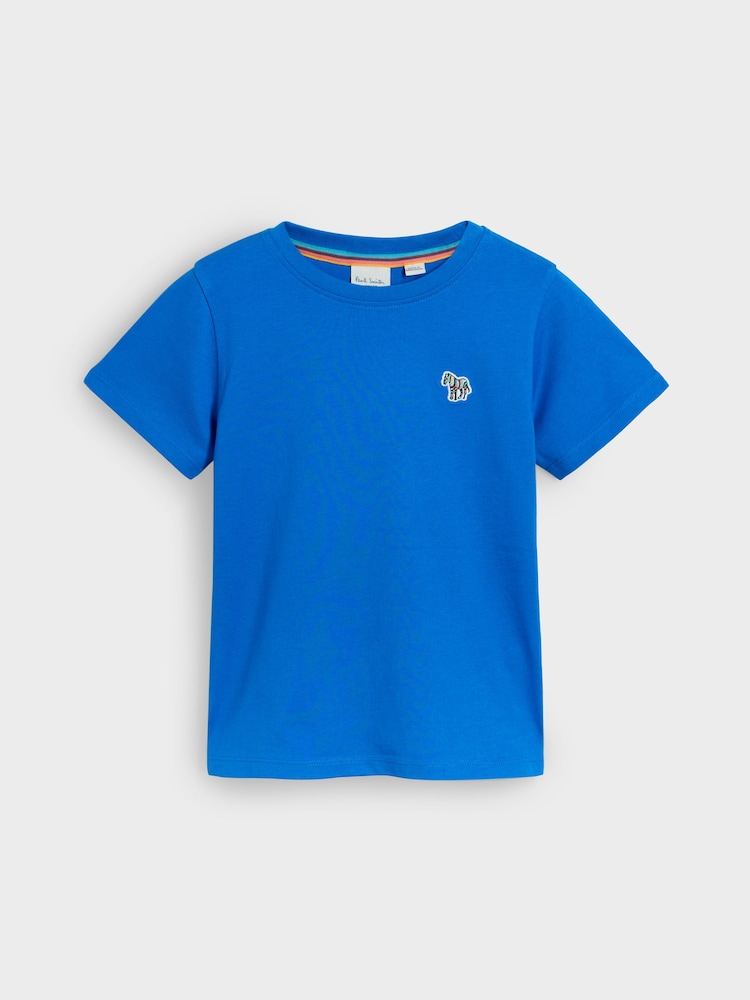 Paul Smith Junior Boys Blue/White/Grey Signature T-Shirts Set 5 Pack - Image 3 of 10
