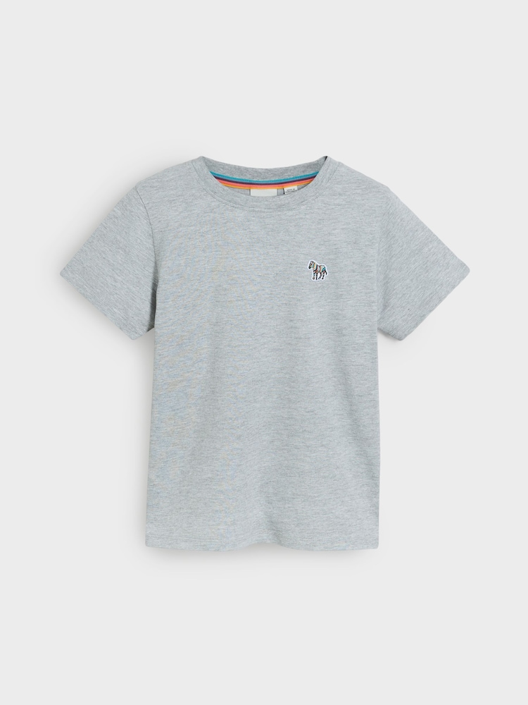 Paul Smith Junior Boys Blue/White/Grey Signature T-Shirts Set 5 Pack - Image 4 of 10