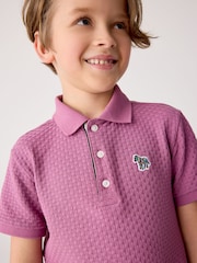Pink - Paul Smith Junior Boys Polo Shirt and Shorts Set - Bild 4 von 6