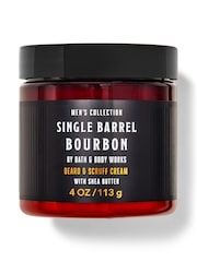 Bath & Body Works Single Barrel Bourbon Beard  Scruff Cream 4 oz / 113 g - Image 1 of 2
