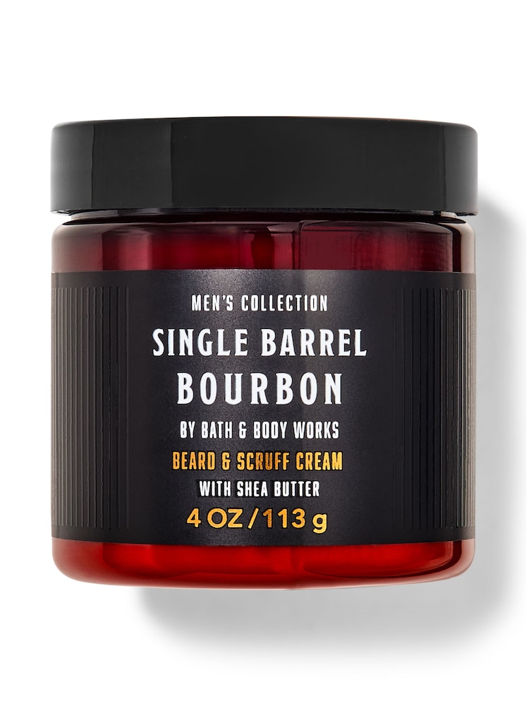 Bath & Body Works Single Barrel Bourbon Beard  Scruff Cream 4 oz / 113 g - Image 1 of 2