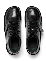 Kickers Black Kick Hi Vegan Patent Shoes - Image 6 of 6