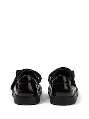 Kickers Black Adlar T-Bar Bow Patent School Shoes - Image 3 of 5