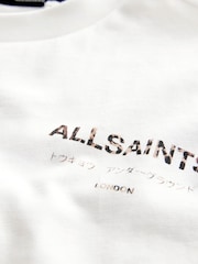 Белый/Леопардовый - smALLSAINTS Oversized Girls Underground Crew T-Shirt - Image 7 of 8