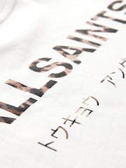 Белый/Леопардовый - smALLSAINTS Oversized Girls Underground Crew T-Shirt - Image 8 of 8