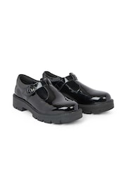 Kickers Black Patent Kori T-Bar Leather Shoes - Image 3 of 7