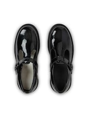 Kickers Black Patent Kori T-Bar Leather Shoes - Image 6 of 7