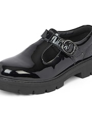 Kickers Black Patent Kori T-Bar Leather Shoes - Image 7 of 7