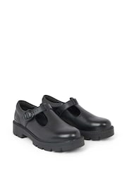 Kickers Black Leather Kori T-Bar Leather Shoes - Image 2 of 6