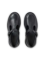 Kickers Black Leather Kori T-Bar Leather Shoes - Image 5 of 6