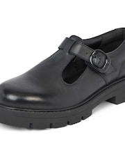Kickers Black Leather Kori T-Bar Leather Shoes - Image 6 of 6