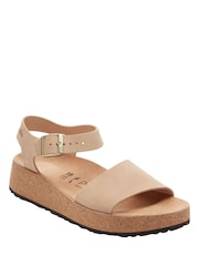Birkenstock Sand Glenda Nubuck Wedge Sandals - Image 1 of 4