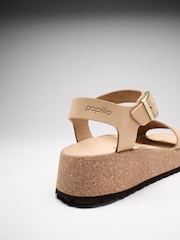 Birkenstock Sand Glenda Nubuck Wedge Sandals - Image 4 of 4