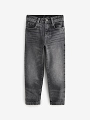 smALLSAINTS Charcoal Grey Boys Straight Fit Denim 100% Cotton Jeans - Image 5 of 8