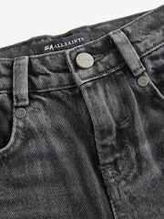 smALLSAINTS Charcoal Grey Boys Straight Fit Denim 100% Cotton Jeans - Image 7 of 8