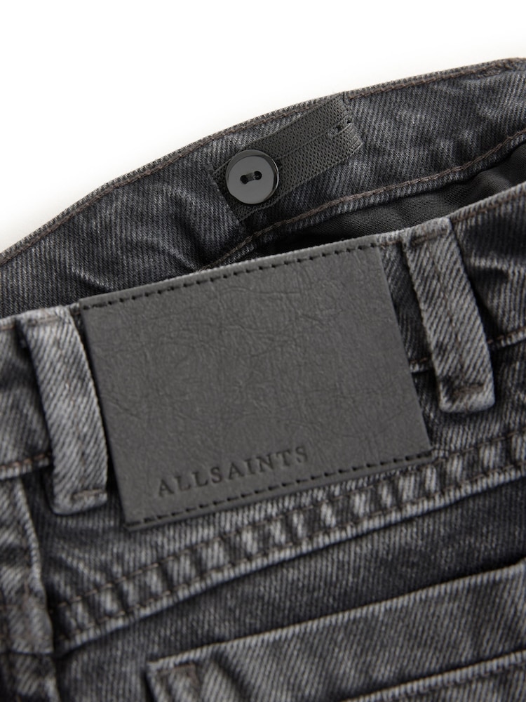 smALLSAINTS Charcoal Grey Boys Straight Fit Denim 100% Cotton Jeans - Image 8 of 8