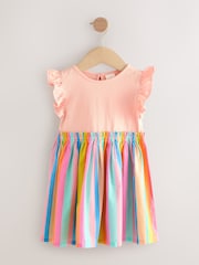Stone Frill Embroidered 100% Cotton Dress - Image 1 of 3