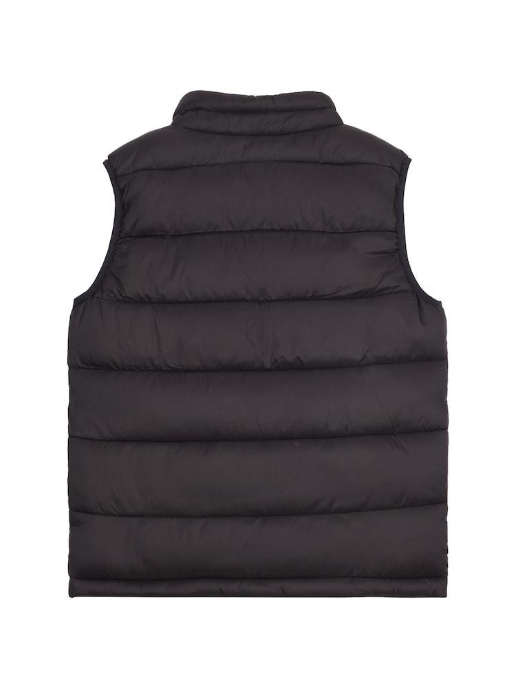 Jack Wills Black Boys Classic Gilet - Image 2 of 3