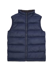 Jack Wills Blue Marl Boys Classic Gilet - Image 1 of 3