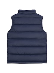 Jack Wills Blue Marl Boys Classic Gilet - Image 2 of 3