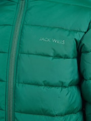 Jack Wills Green Boys Classic Hooded Puffer Jacket - Image 5 of 6
