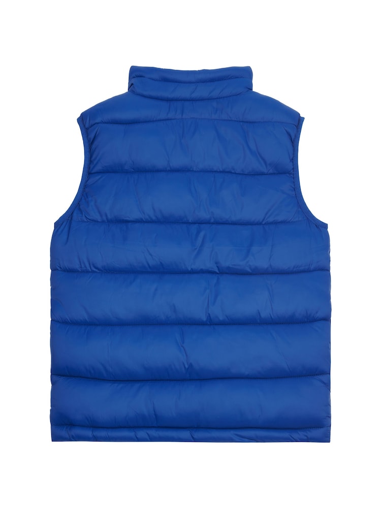 Jack Wills Blue Boys Classic Gilet - Image 2 of 3