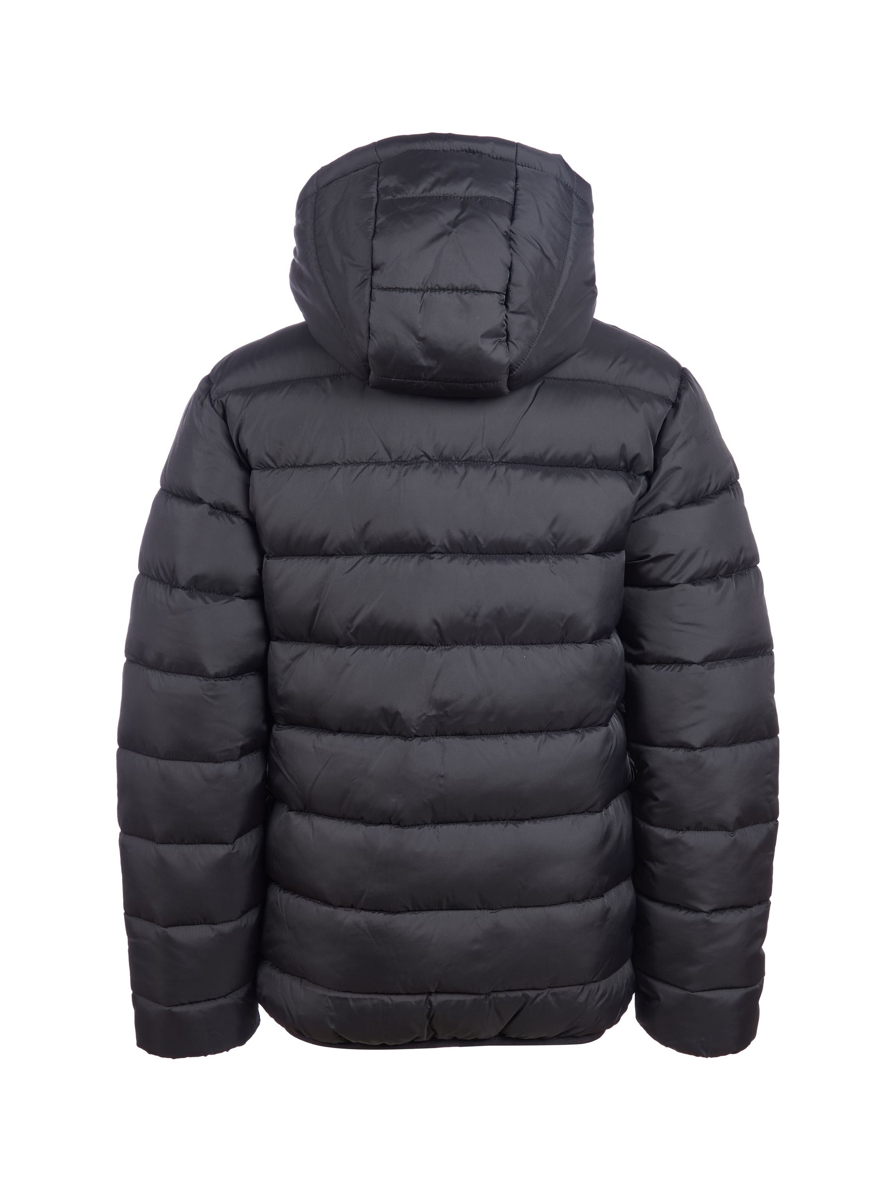 Jack Wills Black Boys Classic Hooded Puffer Jacket