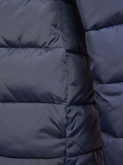 Jack Wills Blue Boys Classic Hooded Puffer Jacket - Image 6 of 6