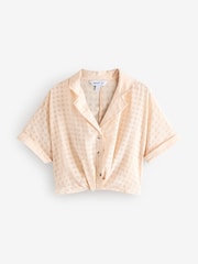 Cream Boxy Button Blouse - Image 1 of 1