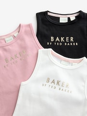 Baker by Ted Baker Multi Racer Vests 3 Pack - Image 6 of 7