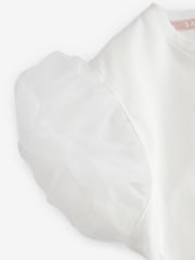Baker by Ted Baker Organza Sleeve Hotfix 100% Cotton T-Shirt - Image 5 of 5