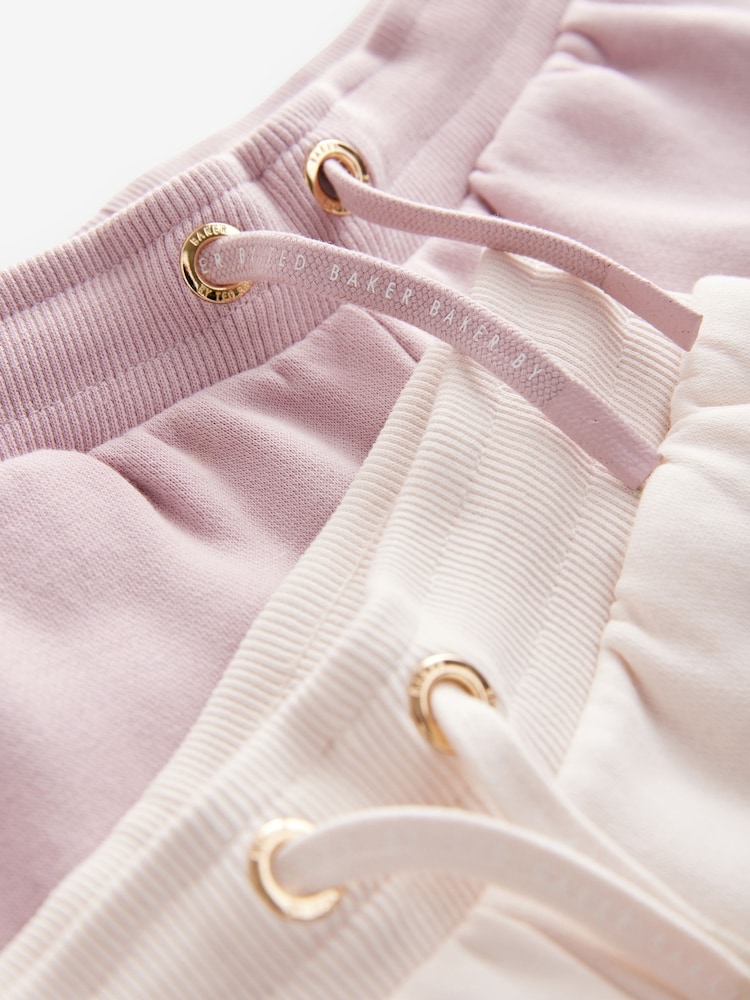 Baker by Ted Baker rožnata/Cream Multi lahke hlače za prosti čas 2 Pack - Slika 7 iz 7