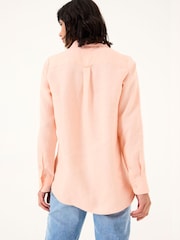 Coral rosa - FatFace Olivia Camisa de lino - Imagen 2 de 6